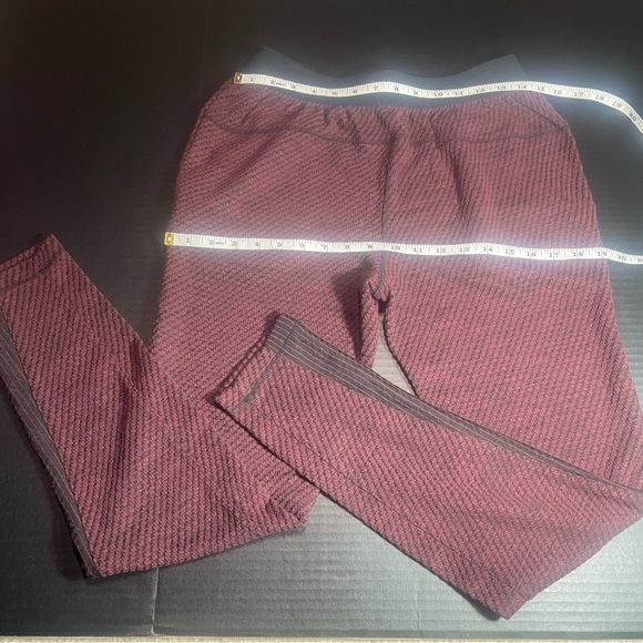 BNWT FREE PEOPLE MAROON COMBO STACKED STREET PANT XS ROOMY AND COMFY! - Picture 10 of 10